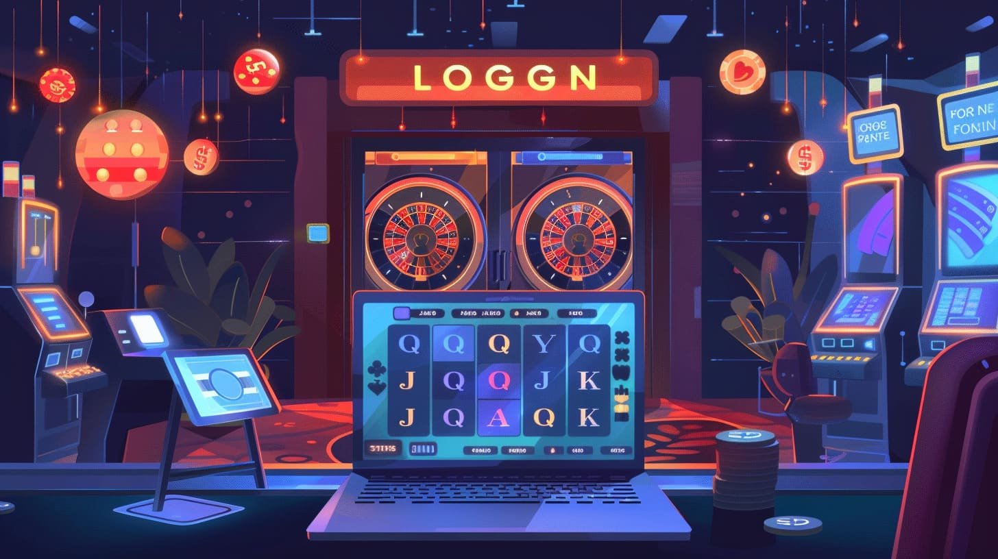 bandar77 platform interface showing sportsbook, live-dealer, and slot categories